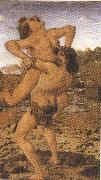 Sandro Botticelli Antonio del Pollaiolo Hercules and Antaeus (mk36) USA oil painting artist